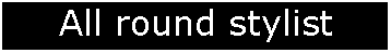 Text Box: All round stylist